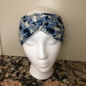 Crochet twist front headband